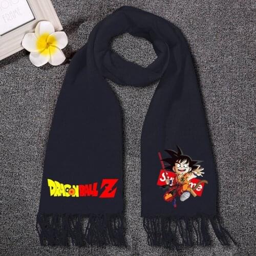 New Anime Surrounding Dragon Ball Warm Scarf Wukong Printed Male and Female Students Casual Wild Bib Gifts for Kids