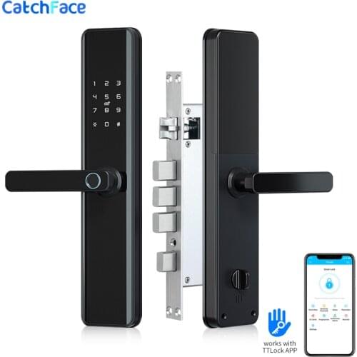TTLock Smart Fingerprint Door Lock Wifi APP Lock Bluetooth Unlock Security Intelligent Lock Biometric Electronic Door Lock