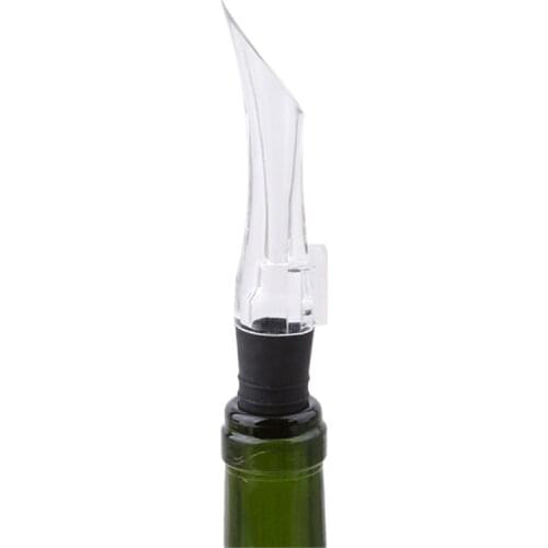 1PC Acrylic Aerating Pourer Decanter Wine Aerator Spout Pourer New Portable Wine Aerator Pourer Wine Accessories QB896630