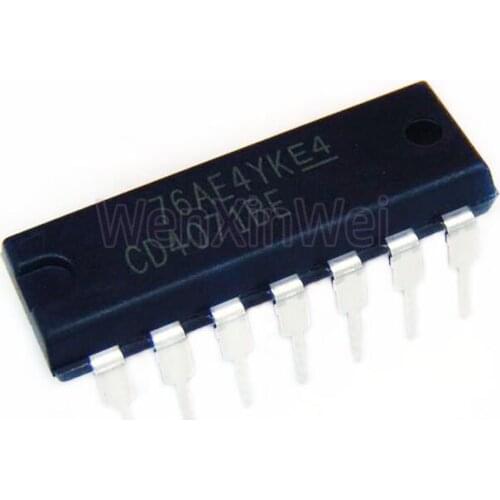 10PCS/LOT CD4071BE DIP14 CD4071 DIP 4071BE DIP-14 New And Original IC