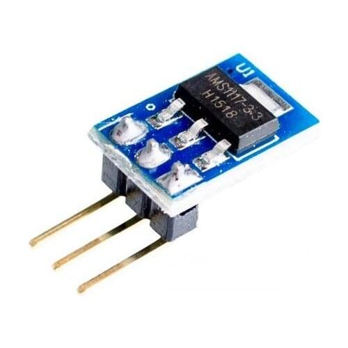 5pcs 3 pin 3.3V DC-DC step down converter module LDO regulator AMS1117-3.3 power module