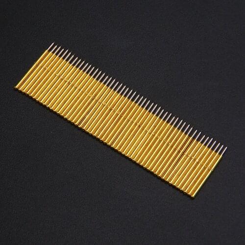 50pcs P75-B1 100g Cusp Spear Spring Loaded Test Probes Pogo Pins Length 16.54mm Dia 1.02mm For Test Tool