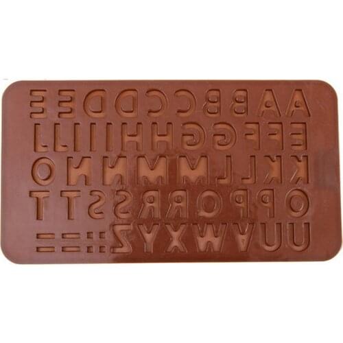 Alphabet Letter Soap Ice Cube Chocolate Candy Soap Silicone Mold Cake Decoration Pan Baking Tool Kitchen Mold Drpshipping