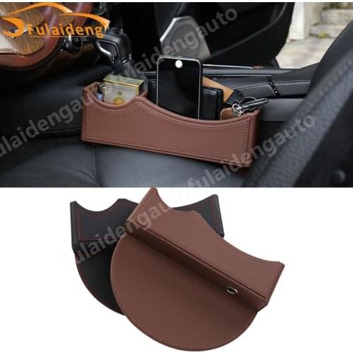 1pcs For Volvo XC90 S90 S60 xc60 S80L V60 Seat Crevice Storage Box Bag Cabby Slit Pocket Organizer Phone Holder Car Accessories