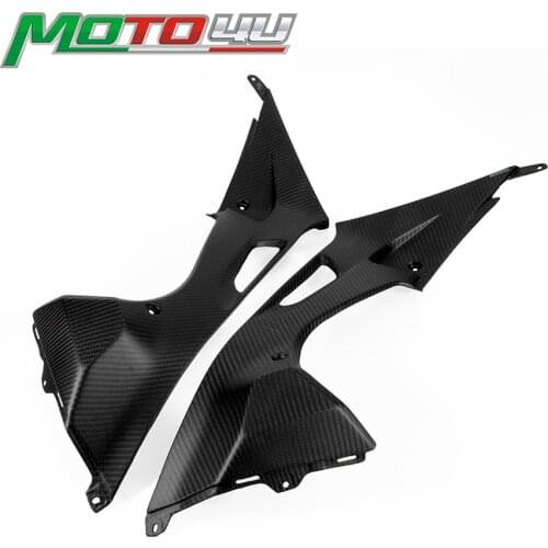 For BMW S1000RR 2009-2018 Carbon Fiber Gas Tank Side Trim Cover Panel Fairing Real S1000 RR 2010 2011 2012 2013 2014 2015 2016
