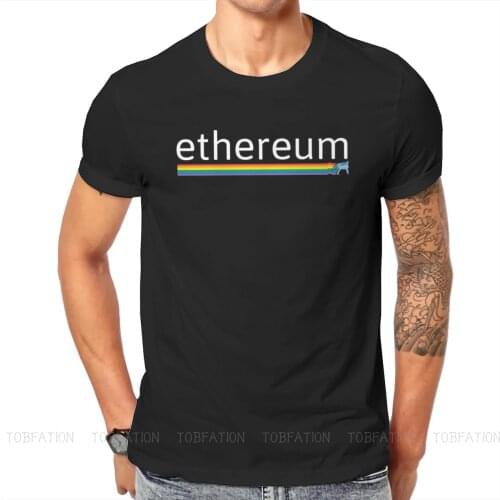 Cryptocurrency Crypto Miner Ethereum T Shirt Classic Punk Summer Large Cotton Mens Clothes Harajuku Crewneck TShirt
