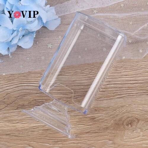 Makeup Cotton Pad Box Nail Art Remover Paper Wipe Holder Container Storage Case Transparent make up nail styling tools