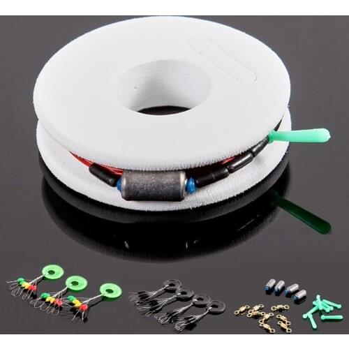 1PCS 2.0-4.0 Main Fishing Line Set Group for Fishing EVA Foam Board Space Bean Sinker Line Kit Rubber Fishing Float Seat