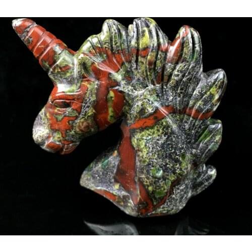 Natural quartz crystal unicorn point reiki healing