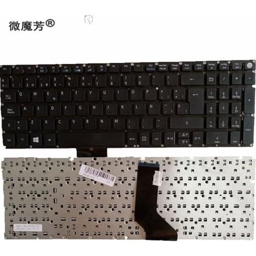 NEW Spanish Keyboard for Acer Aspire E5-532 E5-522 E5-573 E5-574 E5-722 E5-752 E5-772 E5-773 E5-575 V5-591G SP Keyboard