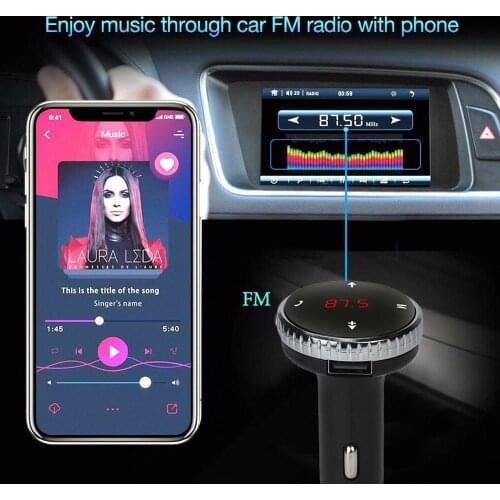 Portable Modulator Car Kit MP3 Player SD w/Remote Wireless Bluetooth LCD FM Transmitter New Car-styling With Microphone