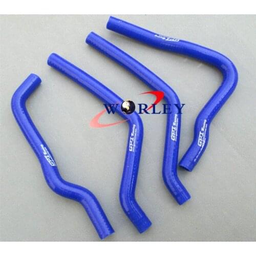 Silicone radiator hose for Kawasaki kx125 kx 125 1990-1993 90 91 92 93 1991 1992 1993 BLUE