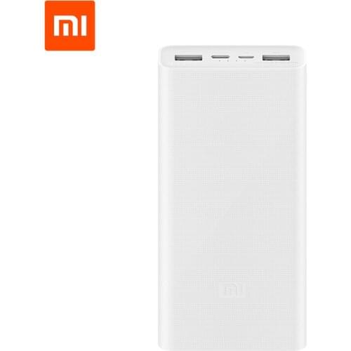 Xiaomi 20000mAh Mi Power Bank 3 Type C Support Two-way Quick Charging QC3.0 Powerbanks for Xiaomi Huawei Samsung Mobile Phones