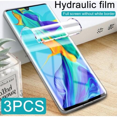 3Pcs Curved Screen Protector For Huawei P30 Pro P20 Pro Lite Full Cover Hydrogel Film For Huawei Mate 20X 20 30 40 Pro lite