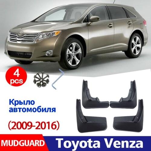 Mudflaps FOR Toyota Venza Mudguards Fender Mud Flap Guard Splash Mudguard Fenders car accessories auto styline Front Rear 4pcs