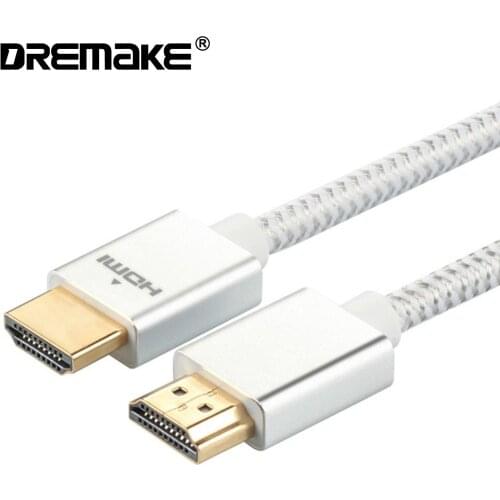 4K/60Hz HDMI 2.0 Cable UHD 4K Ready HDMI 2.0 18Gpbs High Speed HDR Cord, Ethernet & ARC for Apple TV, PS4 Pro, Xbox One X