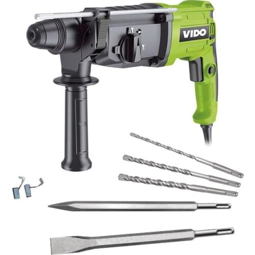 VIDO Power Tools 800w 900W 26mm 3 Function SDS Plus Rotary Hammer Drill Machine-0-1150