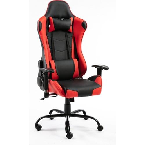 Gaming Chair Lift Up Game Chair Home Furniture Office Computer Swivel Chair with headrest and Lumbar Pillow