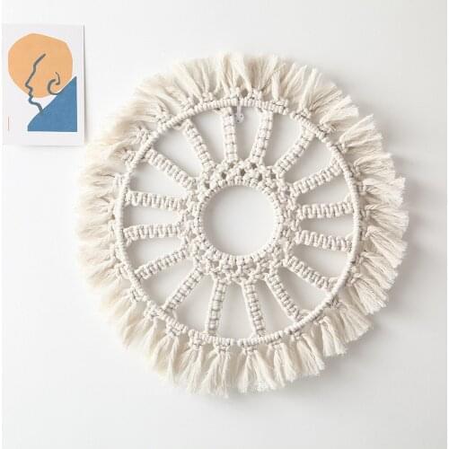 Ins Mirror Decoration Original Nordic Decoration Bohemian Hand Woven Tapestry Bedroom Tapestry Psychedelic Boho Home Decor