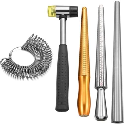 10 Style Jewelry Sizes Measuring Tools Fingers Measuring Stick Plastic Stick Ring Sizer For Jewelry Making Equipment Supplies