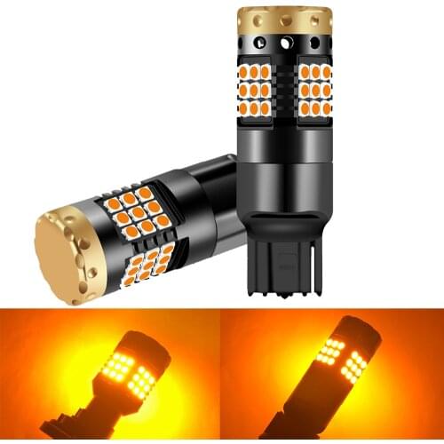 2PCS CANBUS 1156 BAU15S PY21W BA15S P21W 3030SMD LED Lamp T20 7440 W21W WY21W for Car Turn Signal Lights Amber Lighting 12V 24V