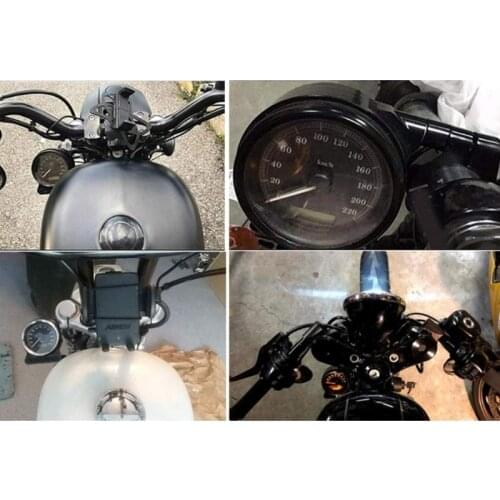 Speedometer Relocation Bracket Motorcycle Side Mount Instrument Bracket Fits for XL883 1200 XLH883 1200