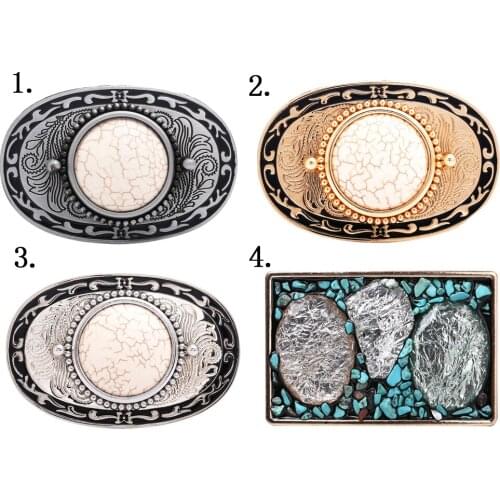 Western Mens Hip-hop Belt Buckles Texa Cowboy Rodeo Retro Style Belt Buckle