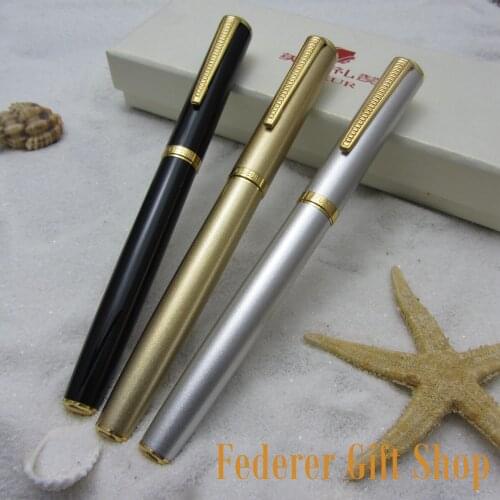3 Color Set LISEUR L33 Metal Case Fountain Pen Unique Nib Gift Ink Pen
