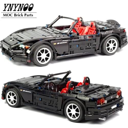 NEW Arrivals MOCs Racing Car S2000 AP2 MOC 24500 Compatible with High-Tech Racing MOC Building Blocks Bricks Model DIY Toys