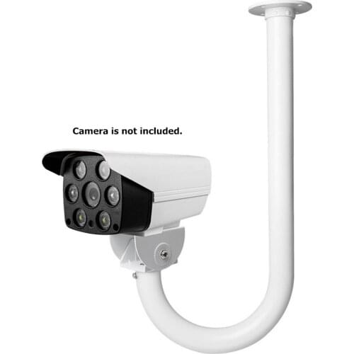 OwlCat 30cm Long U J Type Pendant Ceiling Mount Security CCTV Camera Aluminum Housing Bracket Cable Protection