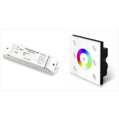 P3X+R4-2.4G New goods white glass touch sensor DMX 2.4G rf rgb led touch controller