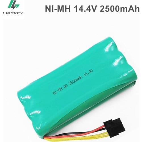 14.4V Ni-MH AA Rechargeable battery Pack 2500MAH for Ecovacs Deebot Deepoo X600 ZN605 ZN606 ZN609 Midea Redmond Vacuum Cleaner