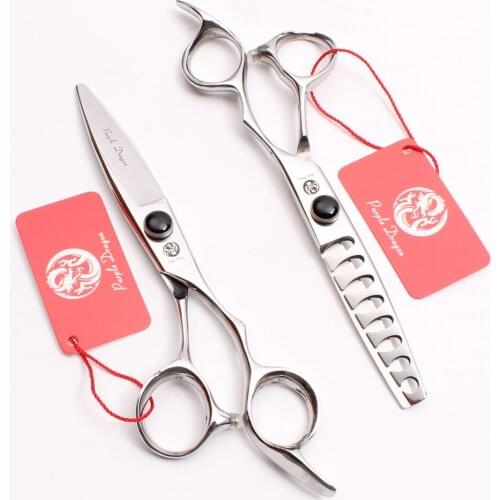 Y9232 6" Broad Blade Stainless Steel Hair Scissor Professional Hairdressing Scissors High Quality 8T High Thinning Rate Scissors