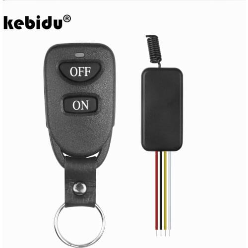 Kebidu Remote Control Switch 433 MHz Wireless Receiver Module DC 3V-12V 433 MHz Transmitter Remote Control For Light LED