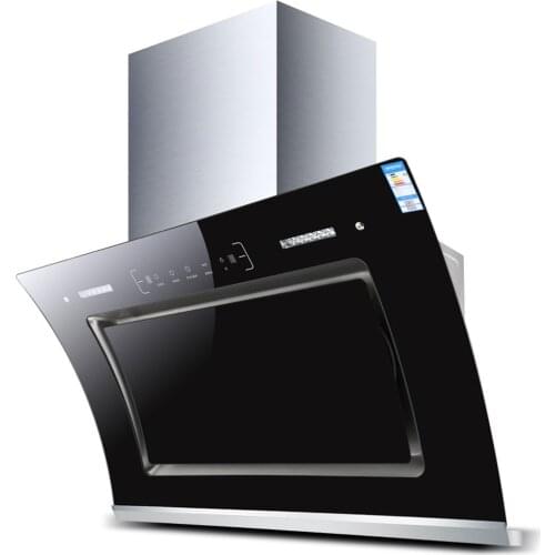 Somatosensory Dual-Motor Range Hood Sliding Control Touch-Control Range Hood Dual-Core Kitchen High-Suction Range Hood
