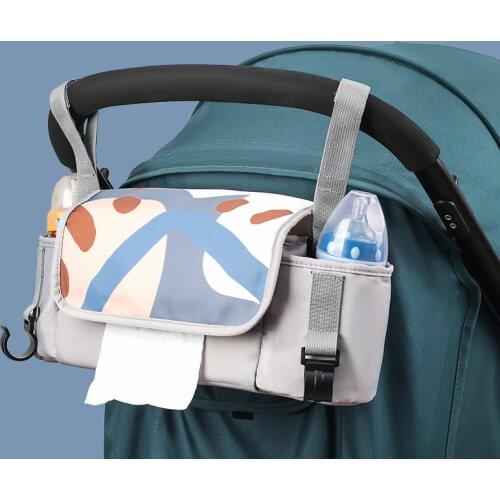 Baby Stroller Bag Childrens Diaper Organizer Travel Nappy Nurse Mommy Insulation Bottle Shoulder Handbag Maternity Travel Pouch