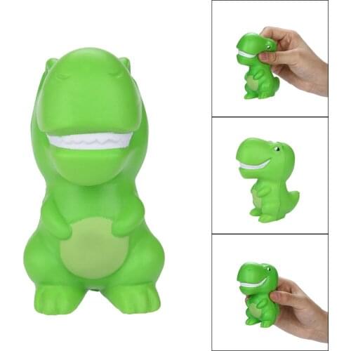 Squishy Green Dinosaur Anti-stress Toys For Children Squish Stress Relief Novelty Toys Fun Gags Squeeze Toys Gifts L1216