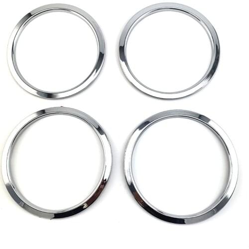 Car Interior Frame Speaker Box Plated Ring for Nissan X-Trail 2014 2015 2016 2017 2018 2019 Chrome