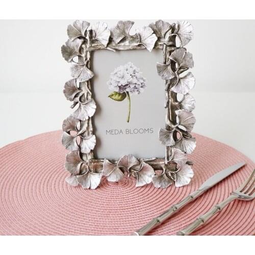 European style American retro gold leaves, 6 inch wedding photo hanging wall, picture frame, stage picture frame decoration