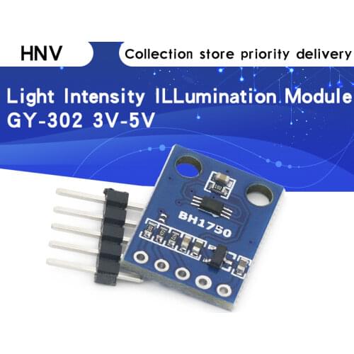 10PCS GY-302 BH1750 BH1750FVI light intensity illumination module 3V-5V