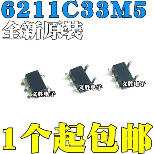 3PCS NEW ME6211C33M5G ME6211-3.3V Low dropout linear regulator SOT23-5 Low dropout linear regulator
