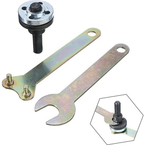 5pcs/set 10mm Straight Grinder Adapter Angle Die Grinder Nut Drill Spanner Mandrel Adapter Tool Power Tool Accessories