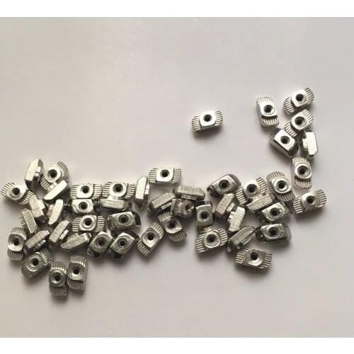 50pcs T sliding nut block M6 for 30 series aluminum profile slot 8mm high quality CPC111