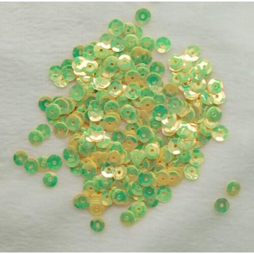 540pcs/Lot 10mm shine green AB Round Sequin Sewing/Embellishment Finds DIY garment accessories