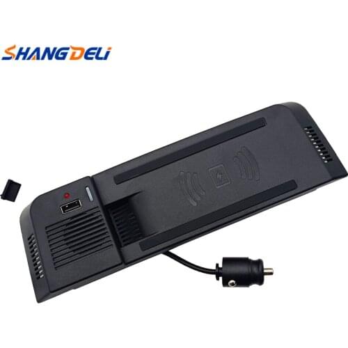 Car QI wireless charger for Audi A4 Allroad Q5 A5 S5 R5 SQ5 charging plate wireless phone charger holder accessories for iPhone