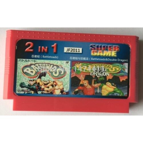Battertoads 2 IN 1 Collection --- High Quality 8bit Game Card Drop Shipping Worldwide