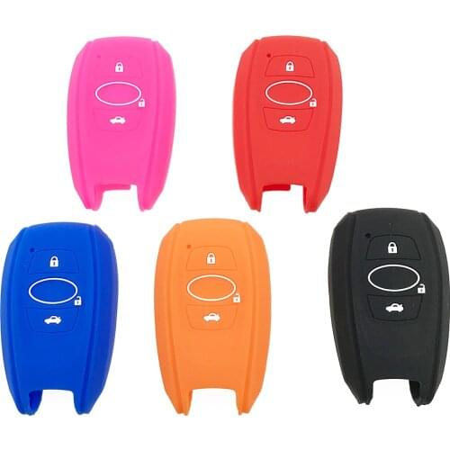 Key Case Shell For Subaru WRX Legacy Crosstrek Outback Impreza BRZ Accessories Silicone Key Cover for Subaru Forester Sti XV