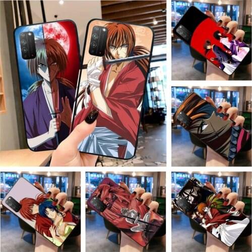 Anime Rurouni Kenshin Phone Case for Huawei Honor 30 20 10 9 8 8x 8c v30 Lite view 7A pro