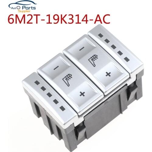 Black and Silver For Ford Mondeo MK3 MK4 S-Max Electric Seat Heated Switch Heating Switch 6M2T-19K314-AC BS7T-19K314-AB