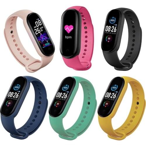 M5 Sport Fitness Tracker Smartband Smart Bracelet Blood Pressure Heart Rate Monitor Smart Band Wristband Men Women